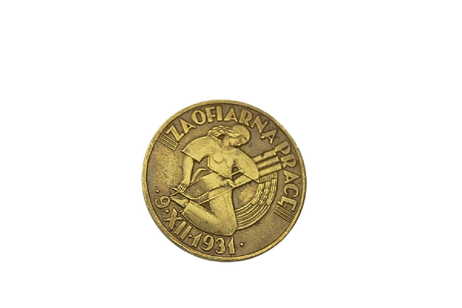 II RP odznaka „za ofiarną pracę” 1931 