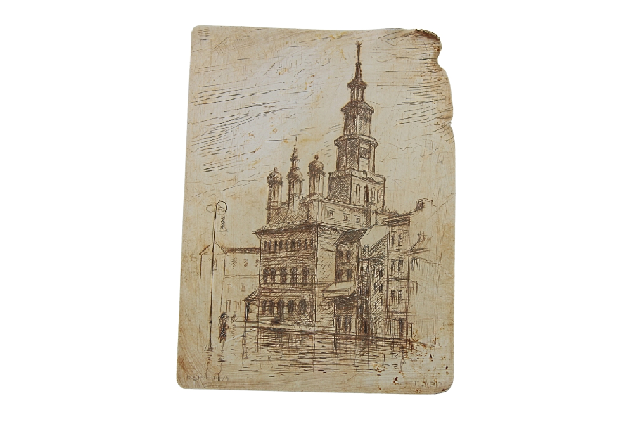 Matryca zdjęcia pocztówki pamiątka Oflag Woldenberg