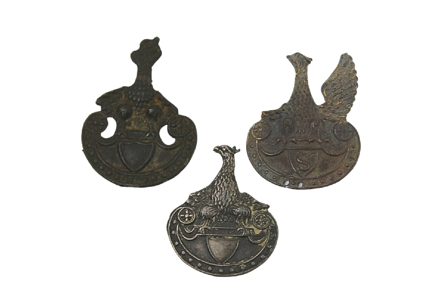 II RP Zestaw reliktów orzełków 