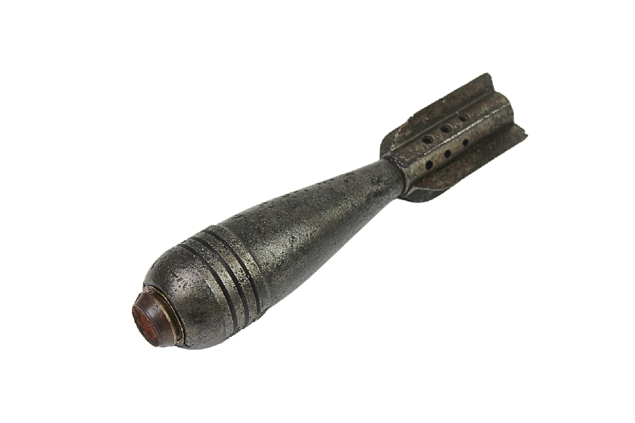 II RP GRANATNIK 46 MM WZ. 36 SKORUPA DEKORACYJNA Z ZAPALNIKIEM