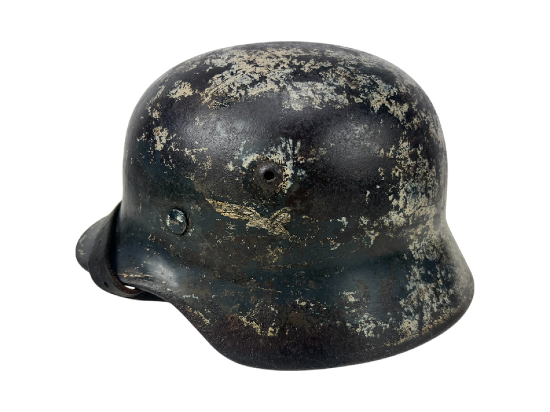 Hełm niemiecki m35 Luftwaffe kamuflaż zimowy