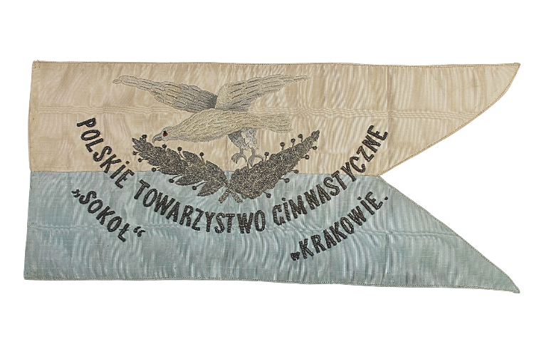 Proporczyk Towarzystwo „Sokół” Kraków 1906