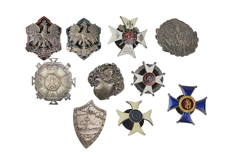 Zestaw Kopii Odznak II RP