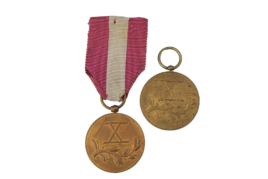 II RP Zestaw Medali za długoletnią służbę X Lat 