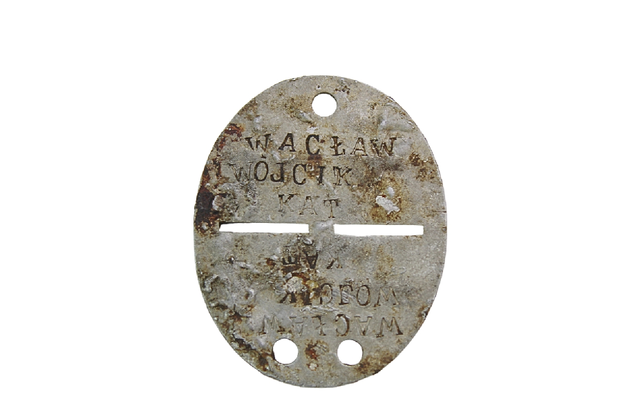 II RP Nieśmiertelnik ppor. Rez. Piech. Wacław Wójcik Skierniewice