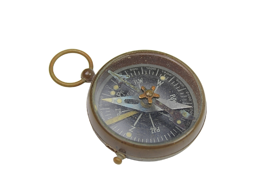 II RP KOMPAS OFICERSKI  Veritas Warszawa Tworzywo  UNIKAT!