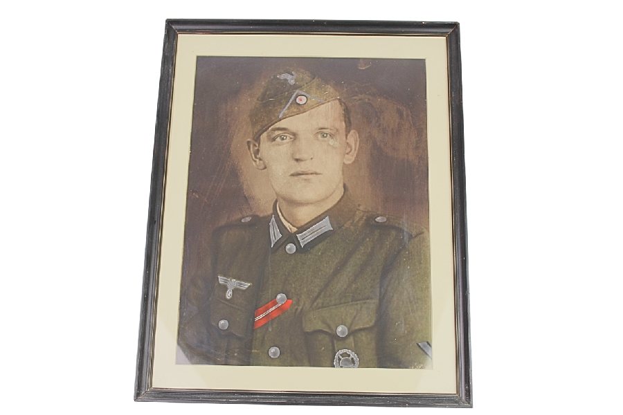 Plakat/ Rysunek Żołnierze Wehrmacht 