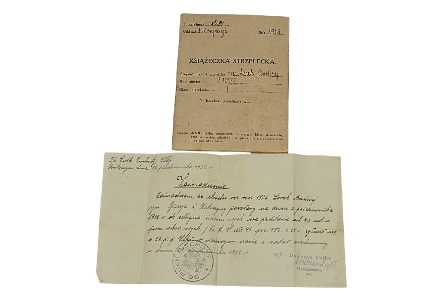 II RP KSIĄŻECZKA STRZELECKA 1928 ROK 56 pułk piechoty