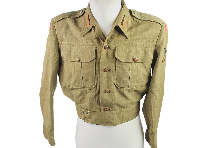 PSZnZ WCZESNA BLUZA BATTLEDRESS DENIM 1. PUŁK PANCERNY 1. DYWIZJA PANCERNA