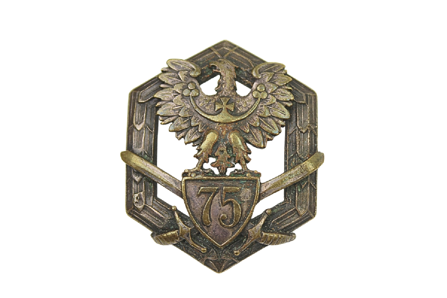 II RP Odznaka 75 Pułk Piechoty Gontarczyk 