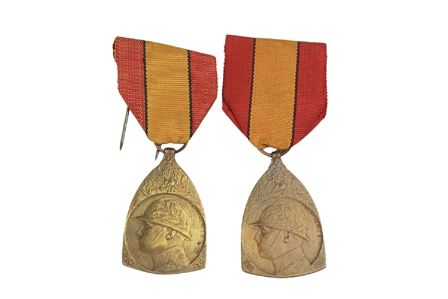 MEDALE ZA WOJNĘ 1914-1918 BELGIA