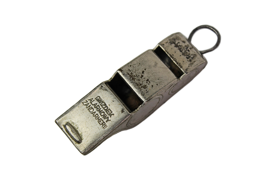 II RP Gwizdek Alarmowy Żandarmerii 